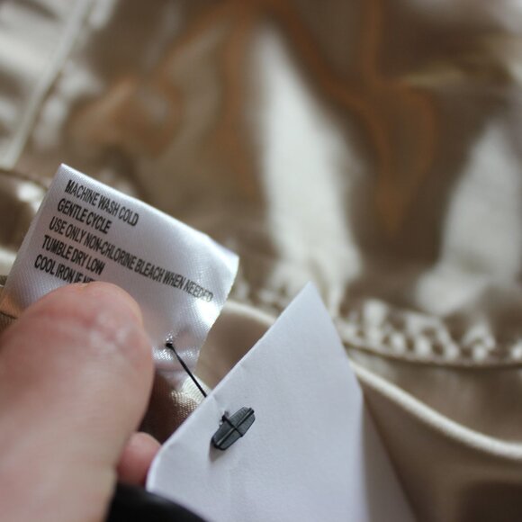 NWT Calvin Klein Trench Coat with Vegan Leather Contrast – Size L, Belted - Picture 7 of 16